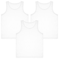 BASE ALPHA ESSENTIALS 女童100%純棉日常背心 3件