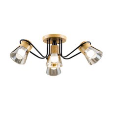 Honey Comb 北歐風半吸頂燈三燈(bl50714) 木紋質感 營造溫馨居家氛圍