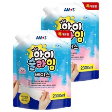 아모스 아이슬라임 베이스 2.3L, 2개, 혼합색상