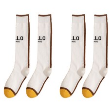 Edelline 女性高棉及膝襪組, 白色, 2個