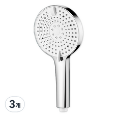 World Clean 大型向日葵多功能矽膠蓮蓬頭, 3個, 單色