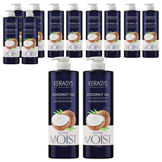 KERASYS 椰子油護髮素花香, 1L, 12個