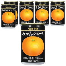 Gold-Pak 蜜柑原汁, 6個, 160ml