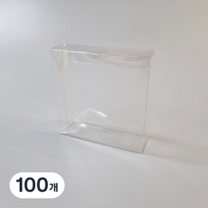 絲瓜絡包裝透明盒1個1號9.5 x 3 x 9.5 cm, 單色, 100個