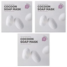 SKIN1004 殭屍美妝蠶絲蛋白潔面皂 附起泡網, 100g, 3盒