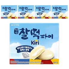 LOTTE 樂天 名家 麻糬奶油起司派, 250g, 5盒