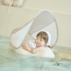 하베브릭스 유아용 스위밍 튜브, 아이스크림, 1개