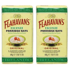 FLAHAVAN'S 愛爾蘭燕麥粥, 500g, 2個