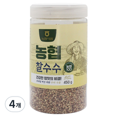 농협식품 밥심 찰수수, 450g, 4개