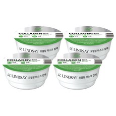 LINDSAY 膠原蛋白軟膜粉 杯裝 28g - #彈性#保濕#光澤#補充營養, 1入, 4個