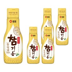 샘표 일편단심 통참깨 참기름, 200ml, 5개