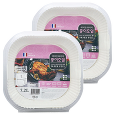 JJ Happy house 氣炸鍋專用烘焙紙 吸塑包裝, 26cm, 90入, 2個