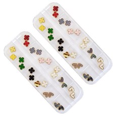 大理石美甲飾品套組 KN-P1027, 混色, 2套