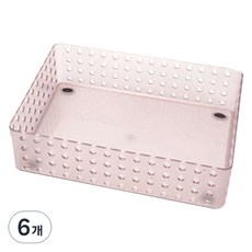 Deco Sense 階梯籃 3號, 粉紅色, 6個