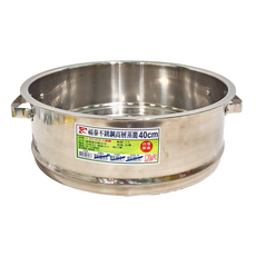 福泰 304不鏽鋼高層蒸籠 台灣製造 安全耐用 多功能蒸煮層, 40cm, 1個