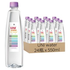 UNI water 純水, 550ml, 24瓶