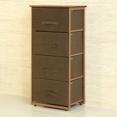 CASAMARU 4層抽屜櫃, 棕色, 4個