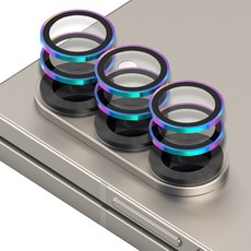 모란카노 메탈 링 카메라 렌즈 강화유리 2p 세트 오로라, 1세트