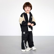 WALTONKIDS 兒童側線工裝化纖褲