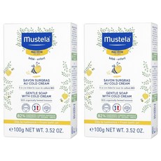 mustela 慕之恬廊 慕之幼高效滋養皂, 100g, 2個