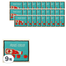 일러스트 리필 해동지 뽑아쓰는 키친타올 해피 2, 9개, 10개입