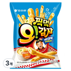 오리온 오감자 찍먹 버터갈릭감자튀김, 64g, 3개