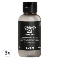 러쉬 쉐이브드 아이스 쉐이빙 크림, 100g, 3개
