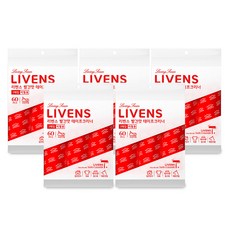 리벤스 빨간맛 사선컷팅 테이프크리너 리필 3p, 5세트