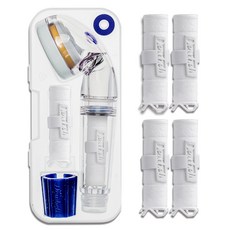 Dewbell 旅行用維他命蓮蓬頭過濾器+沉澱物過濾芯 4入 柑橘檸檬 1組