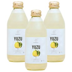 Kimino 四國柚子氣泡飲, 250ml, 3個