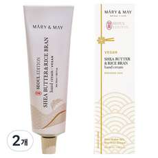 MARY&MAY 乳油木果與米糠護手霜, 50ml, 2個