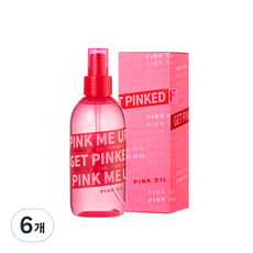 핑크 헤어오일, 200ml, 6개