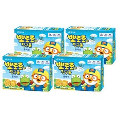 Binggrae 淘氣小企鵝造型餅乾 原味, 65g, 4盒