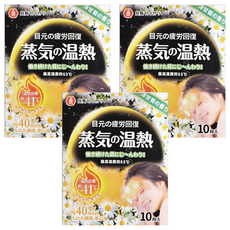 YEER 醫悅氛芳 日本良質 40度蒸氣眼罩 洋甘菊, 10片, 3盒