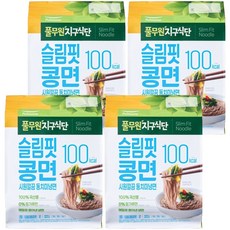 지구식단 100kcal 슬림핏콩면 시원깔끔 동치미냉면, 850g, 4개