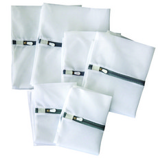 하늬통상 고급 지퍼 촘촘한 빨래망 S + M + L 세트, 2세트