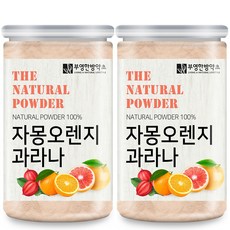 부영한방약초 자몽오렌지 과라나 혼합 분말, 200g, 2개