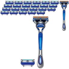 Vifit Face 5 剃須刀手柄 + 刀片 12 件套, 2組, 剃須刀柄 + 刀片 12p