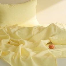 아망떼 포휴즈 시어서커 리플 여름 홑이불, 버터