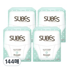 SUBES Dynamic褲型尿布男女童通用 大型 XXL 15kg~, 特大號 (XL), 144張