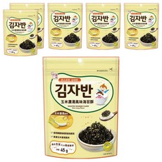 韓味不二 海苔酥 玉米濃湯風味, 6包, 45g