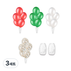 RONA PARTY 珍珠氣球 4款, 3組, 聖誕色調