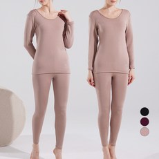 슬레진저 여성용 바디웜 슬림핏 내복 상하의 세트