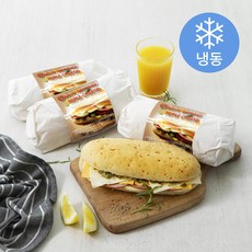 테이트 갈릭딥핑 트리플치즈 치아바타 (냉동), 205g, 1개입, 3개