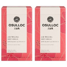 OSULLOC 甜蜜芙蓉花茶包, 2個, 20入, 1.8g