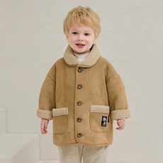 milkmile Peanuts 史努比亮點仿羊毛騎士外套