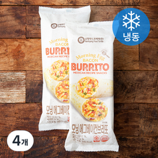 모닝 에그베이컨 브리또 (냉동), 125g, 1개입, 4개