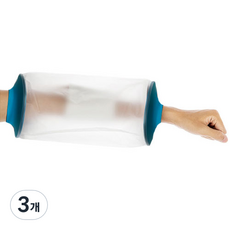 블루버킷 기브스 샤워 깁스 방수 팔꿈치 커버 성인용, 3개
