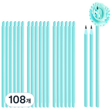 YOUNG ART 花朵鉛筆 B 愛心, 108個, 藍色