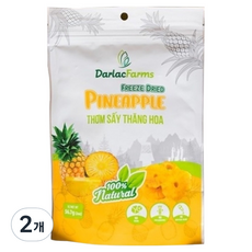 DarlacFarms 동결건조 파인애플, 56.7g, 2개